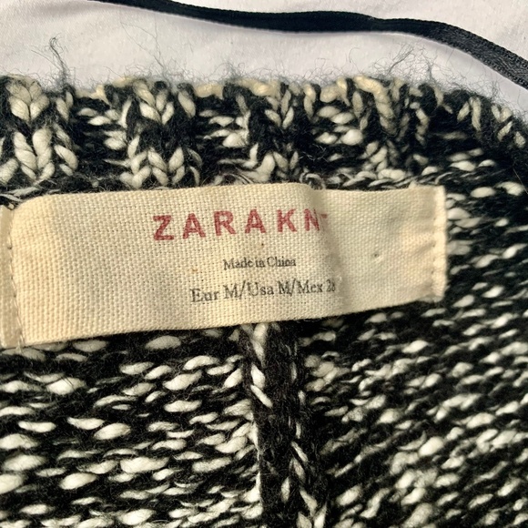 Zara melange vest lose style sweater medium - Picture 2 of 10